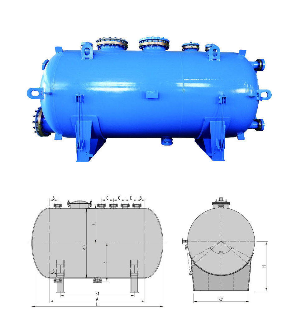 Glass Lined Horizontal Tanks Glass Lined Horizontal Tanks