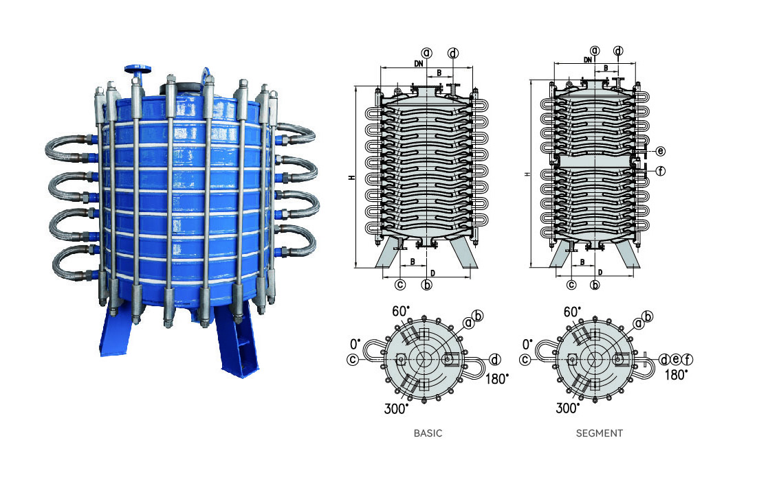 Glass Lined Plate Condenser Glass Lined Plate Condenser