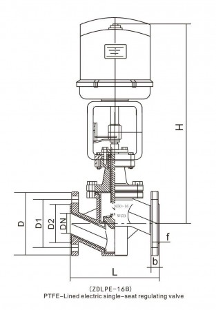 Lined Regulating Valve Electric Diagram Lined Regulating Valve Electric Diagram