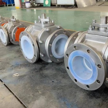 PFA Lined 3-way Valve PFA Lined 3-way Valve